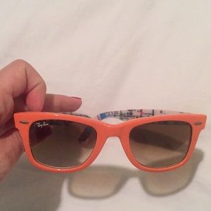 Rayban wayfarer orange (new york subway edition)